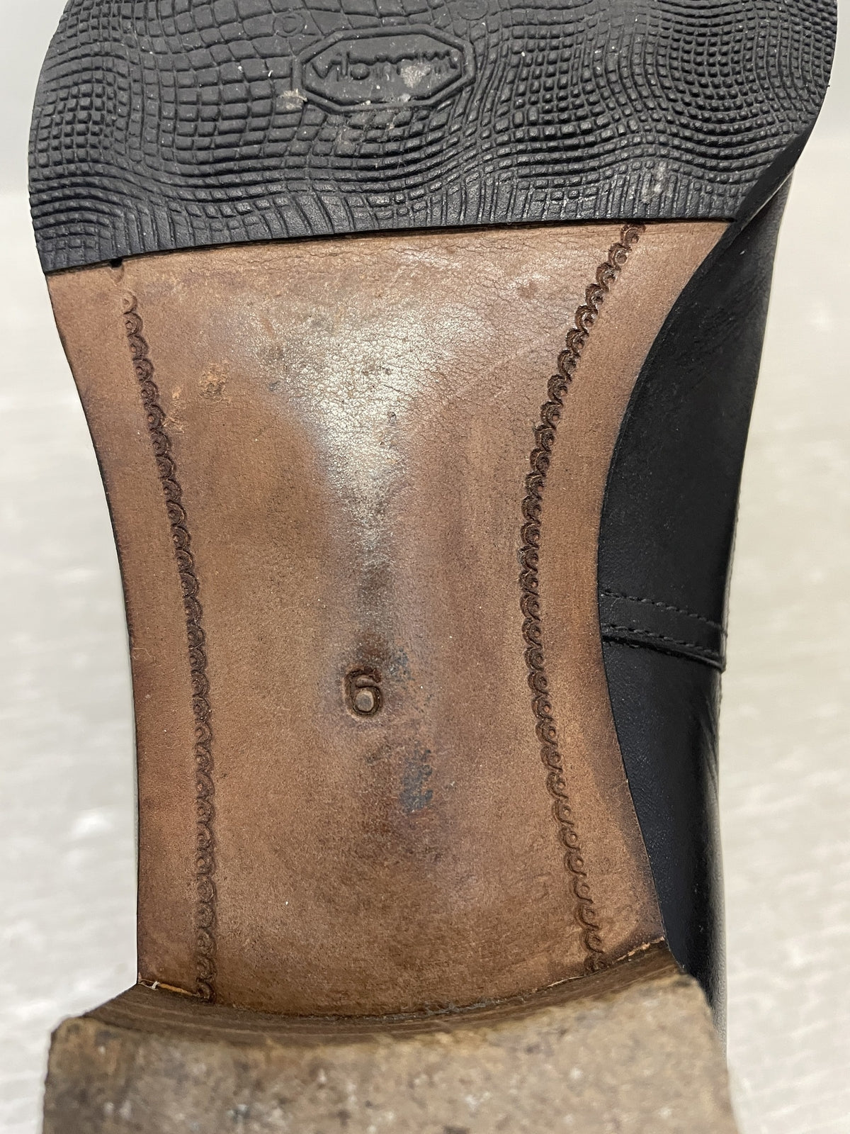 シューズ POST PRODUCTION MIL-DRESS Calf サイドゴアシューズ 6 ブラック