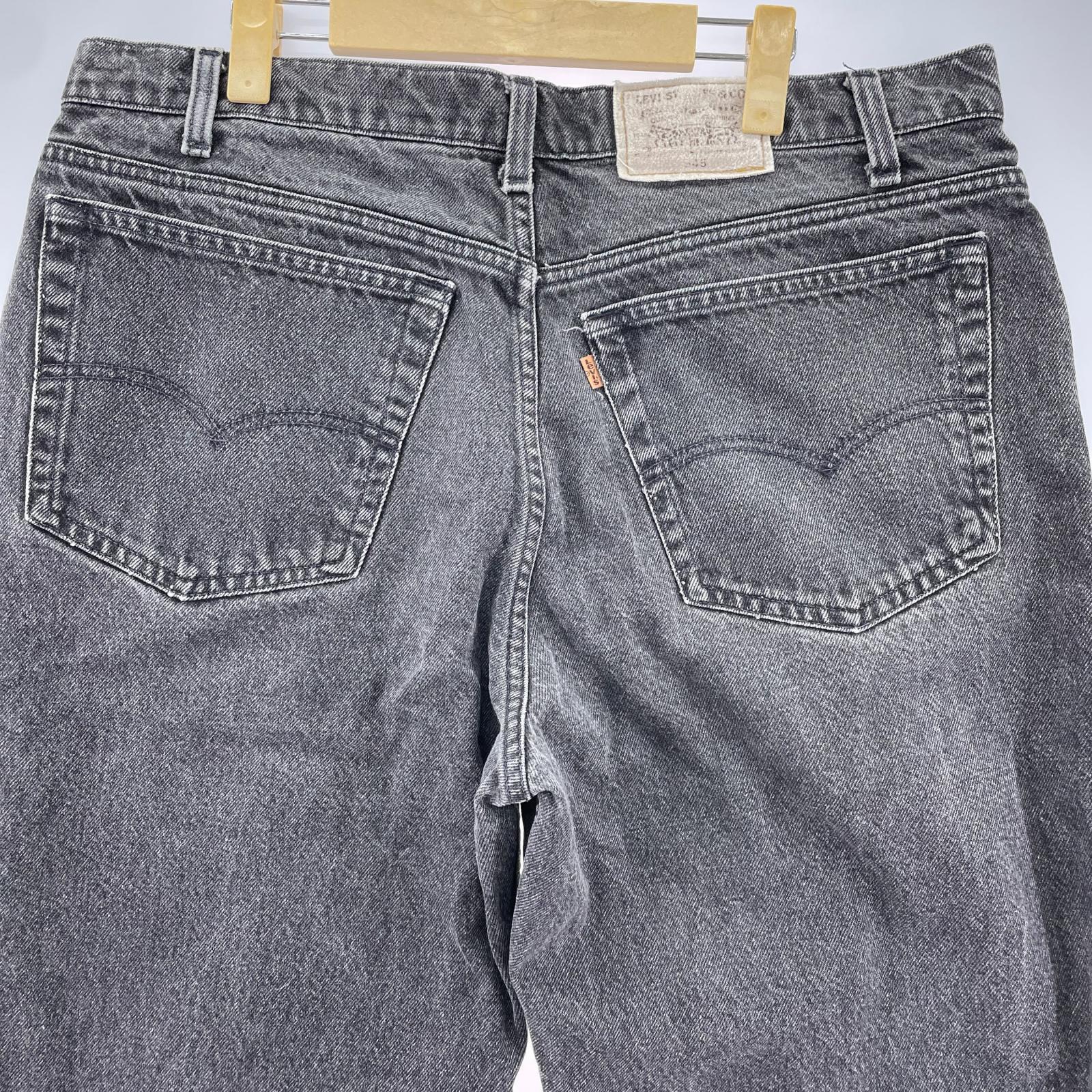 デニムパンツ 90s ブラック 545 後染め 38 ブラック