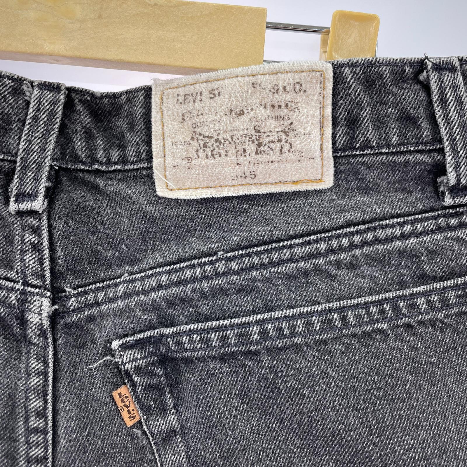 デニムパンツ 90s ブラック 545 後染め 38 ブラック