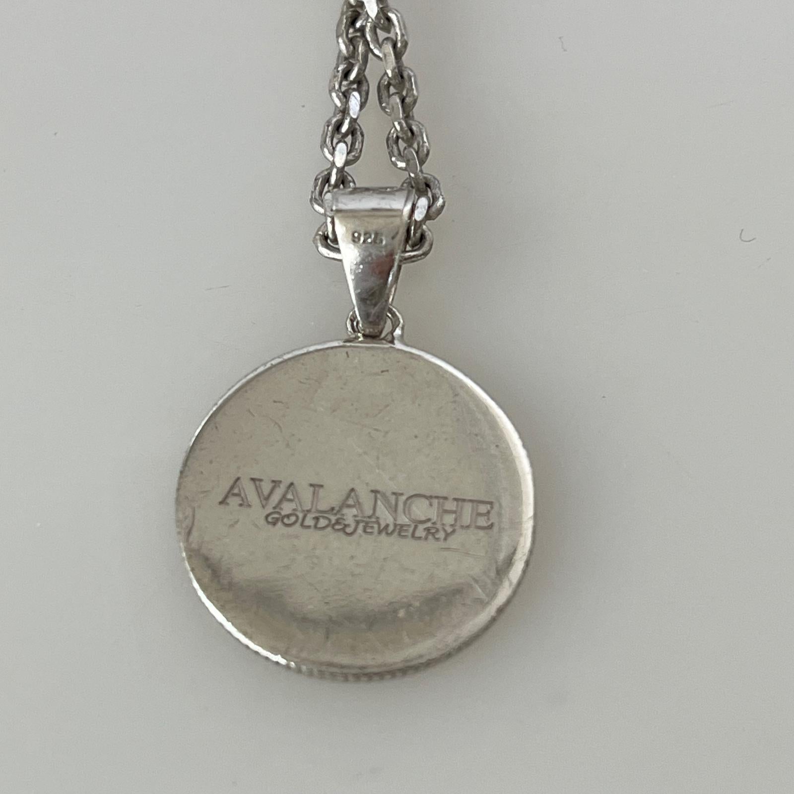 ネックレス AVALANCHE コイントップ シルバー