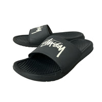 サンダル NIKE×STUSSY Benassi Slides スライドサンダル 28㎝ ブラック 28cm (US10 UK9 1/2 EU46) ブラック