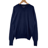 ニット ×JOHN SMEDLEY 1980 Double V Pullover 紺 L L