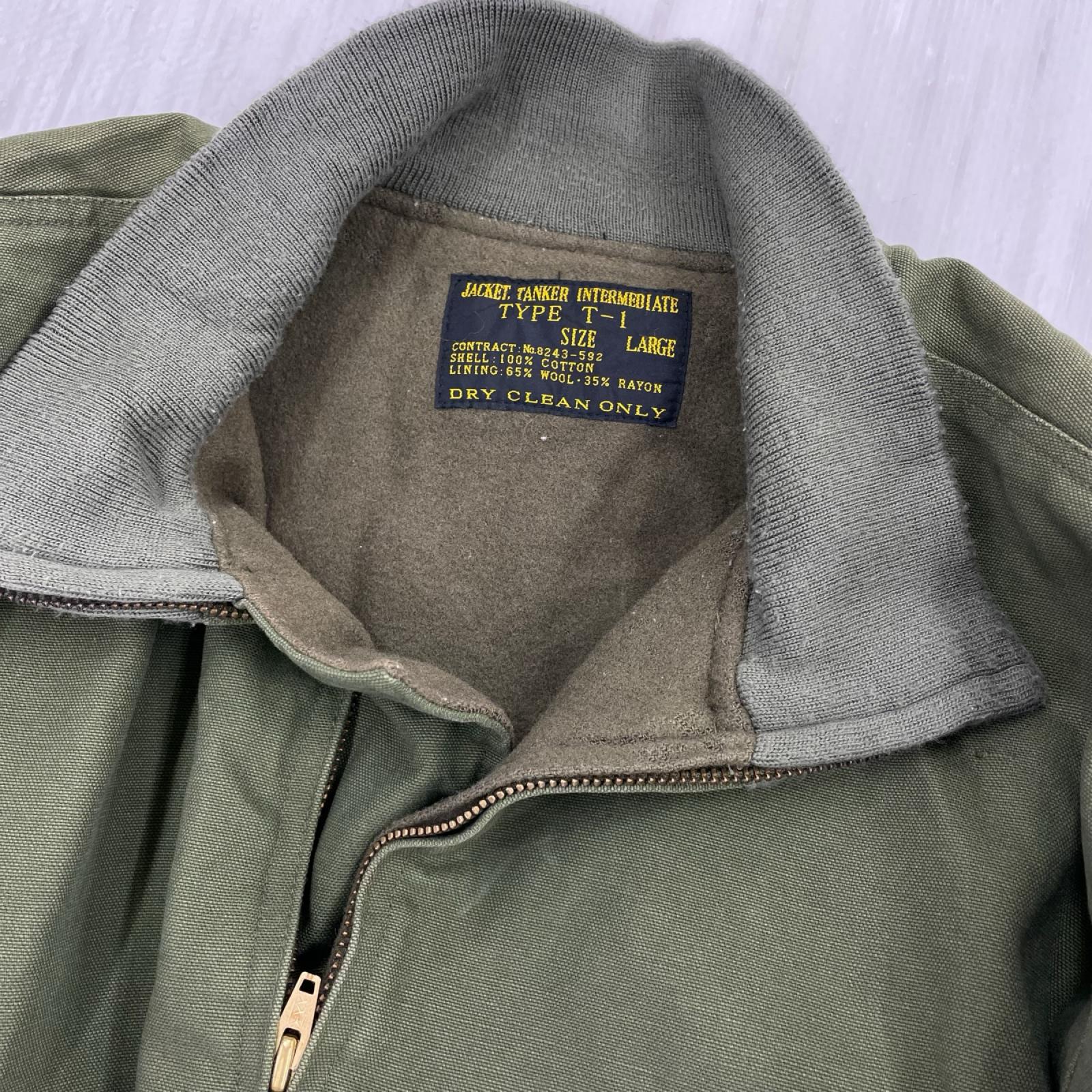 ジャケット MILITARY TYPE-1 8243 タンカースジャケット (L) L グリーン