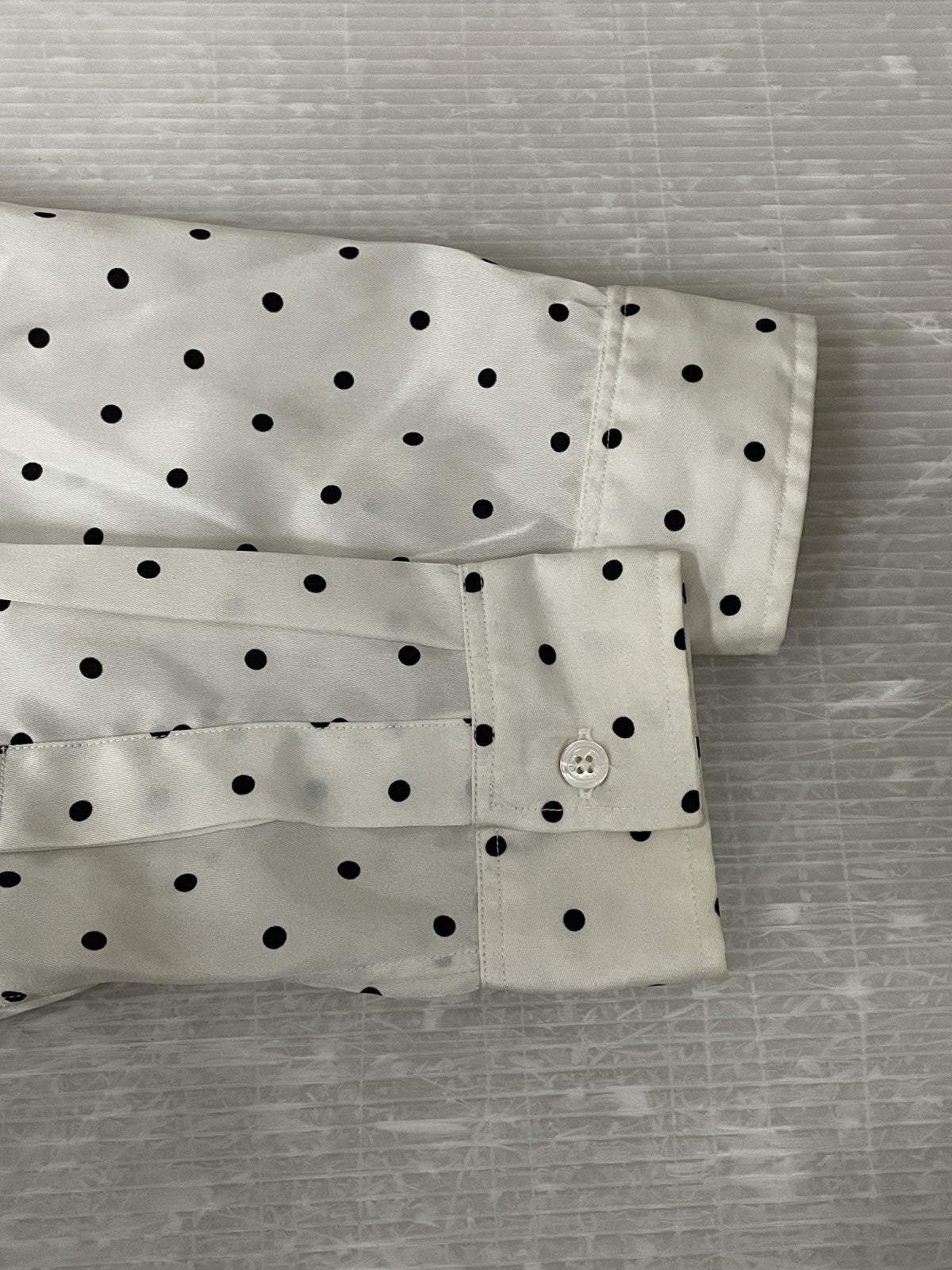 dunhill ドット柄ジップブルゾン XS アイボリー