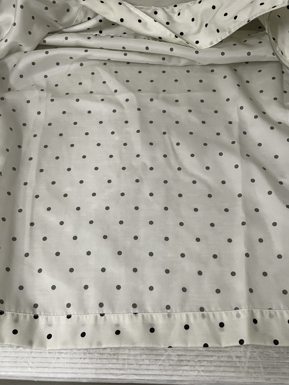 dunhill ドット柄ジップブルゾン XS アイボリー