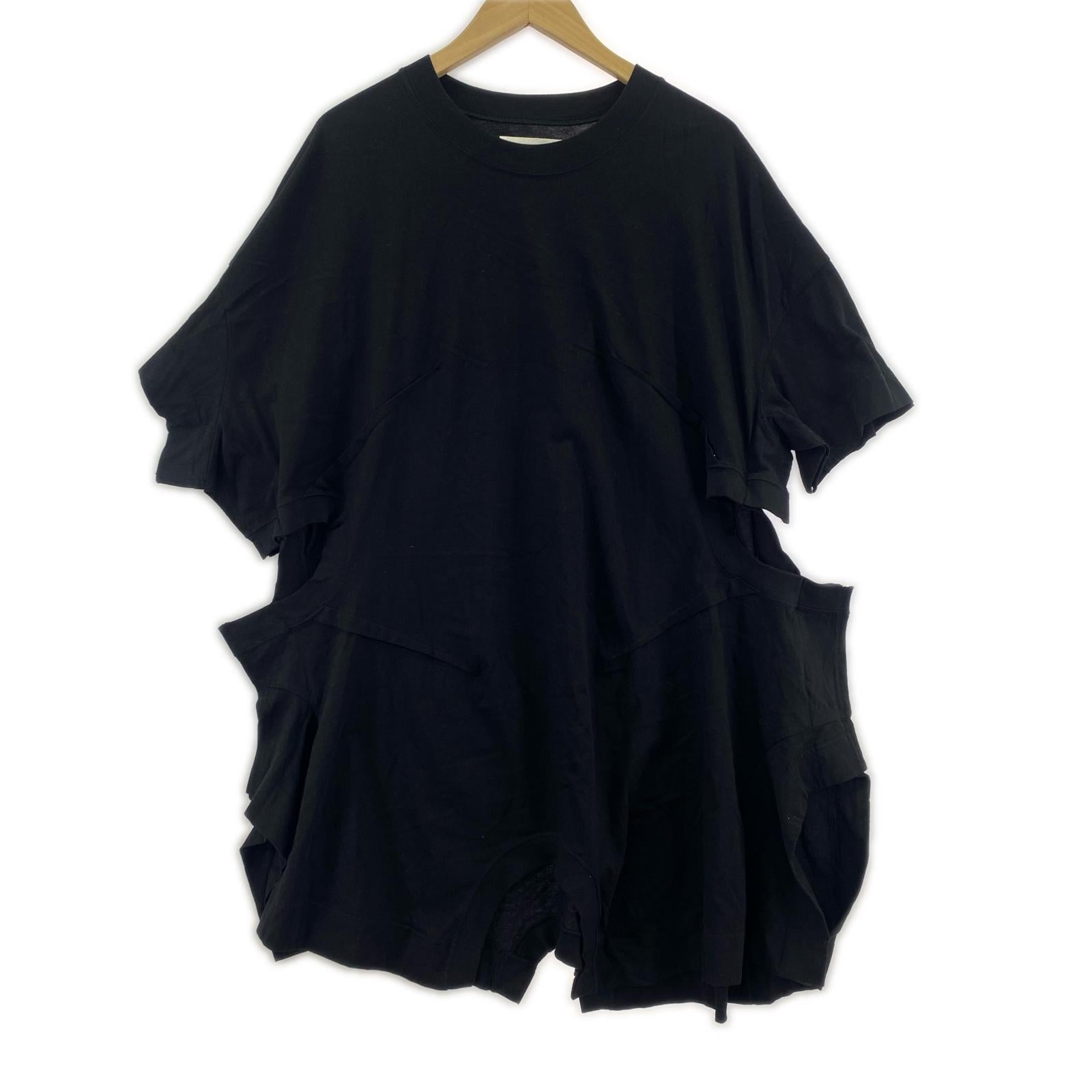 半袖Tシャツ BASE MARK Four Side Big Tee 黒 (S) S ブラック