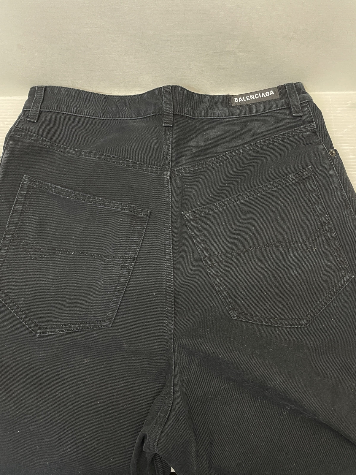 BALENCIAGA Baggy Denim Pants バギーデニムパンツ S 黒