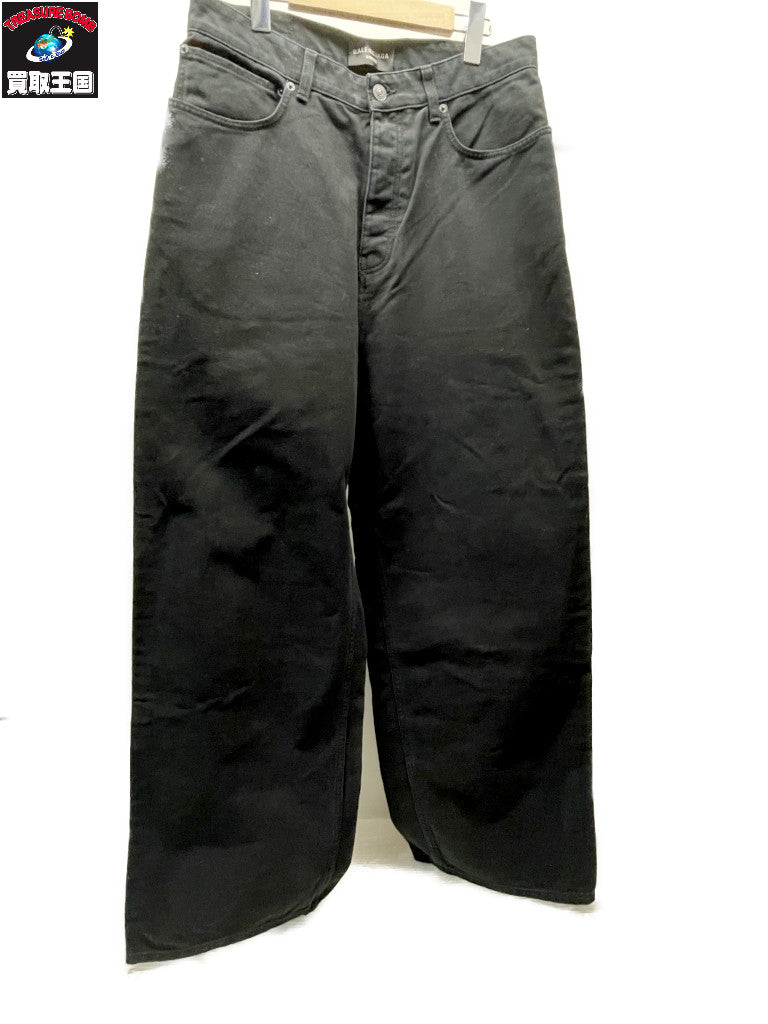 BALENCIAGA Baggy Denim Pants バギーデニムパンツ S 黒