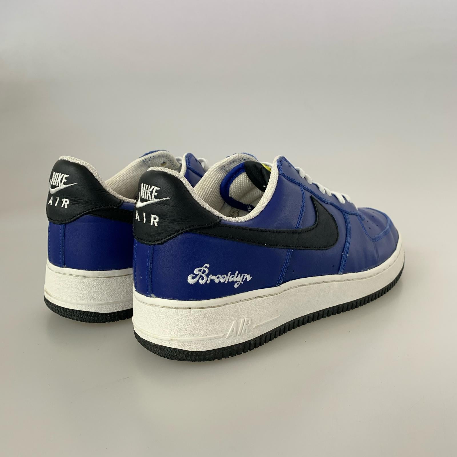 スニーカー 2004年製 AIR FORCE 1 LOW BROOKLYN 青 28cm 28cm (US10 UK9 1/2 EU46) ブルー