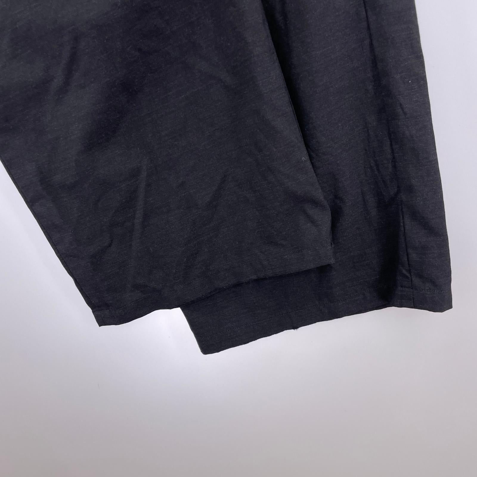 パンツ ANCELLM WOOL DAMAGE WIDE SLACKS 2 ブラック ブラック