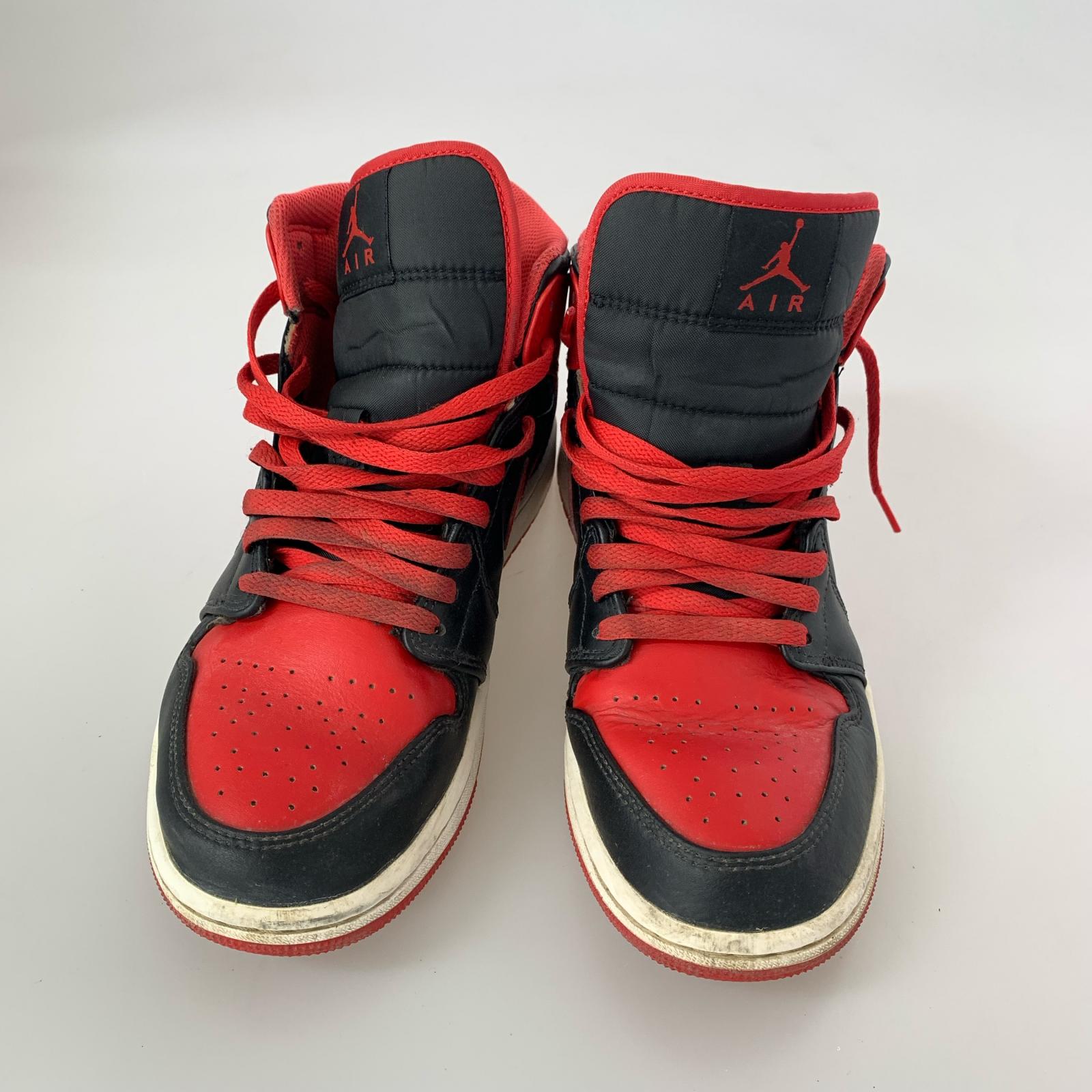 スニーカー Air Jordan 1 Mid Bred Toe 26.5cm 26.5cm (US8 1/2 UK8 EU43)