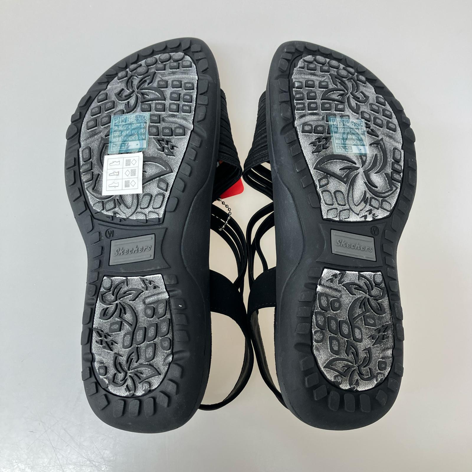 シューズ Skechers Reggae Slim Simply Stretch ブラック