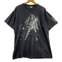 半袖Tシャツ CRONIES 90s Elvis Presley usa-L L ブラック