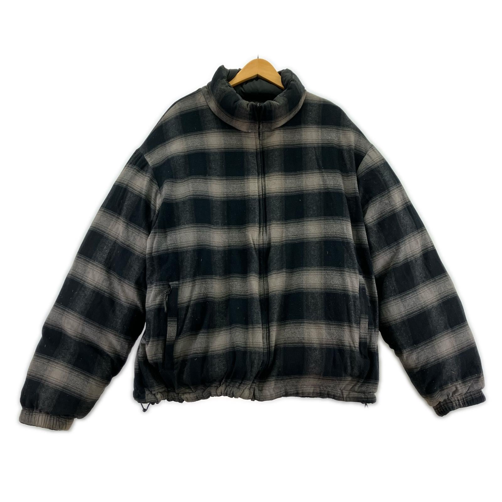 ダウンジャケット Frannel Reversible Puffer Jacket XL