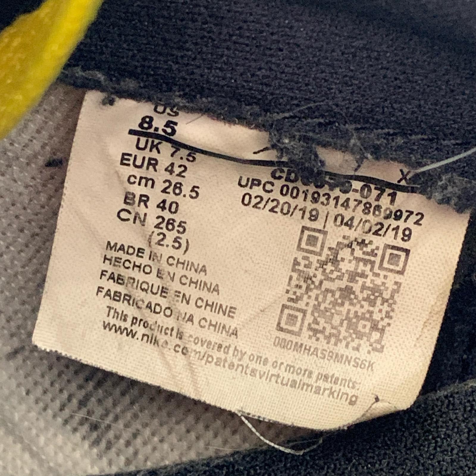 スニーカー AIR JORDAN 1 HIGH OG DEFIANT/CD6579-071 26.5cm (US8 1/2 UK8 EU43)