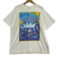 半袖Tシャツ 90s Ken Done アートT M M ホワイト