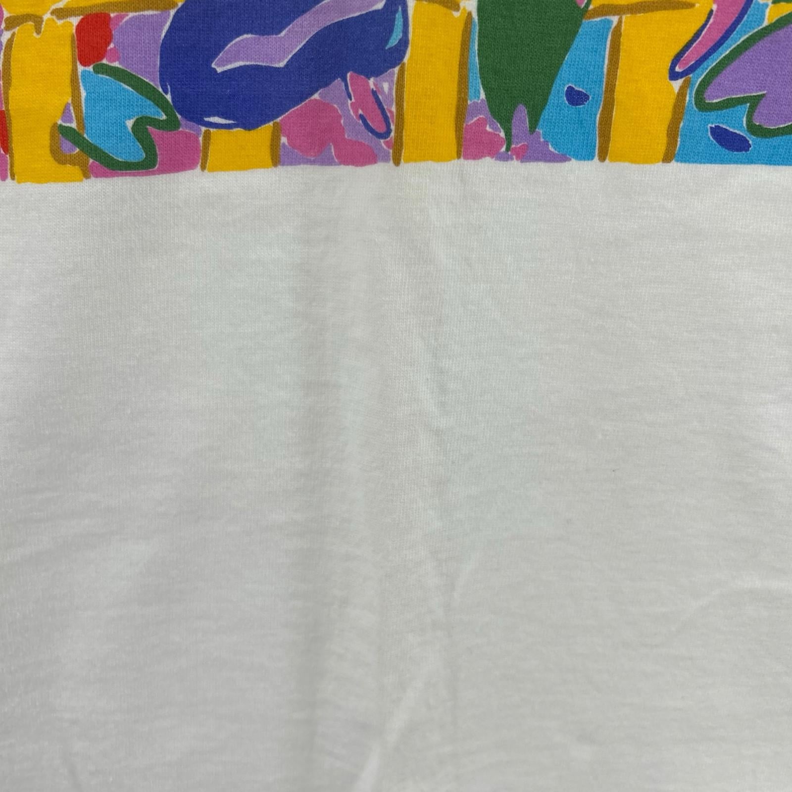 半袖Tシャツ 90s Ken Done アートT M M ホワイト