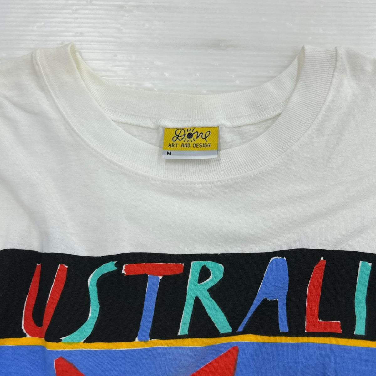 半袖Tシャツ 90s Ken Done アートT M M ホワイト