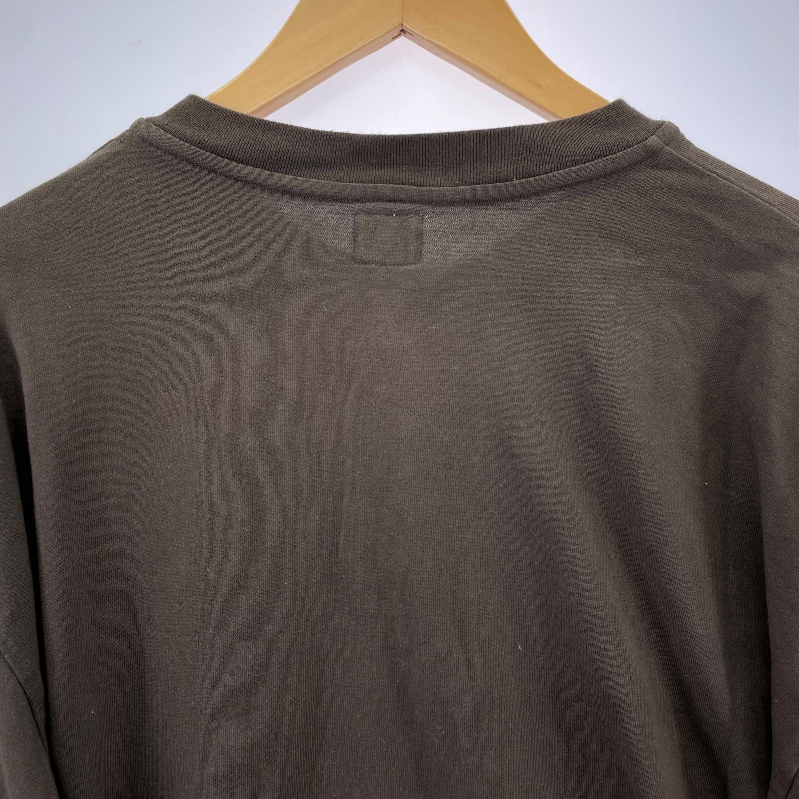 長袖Tシャツ ヘンリーネックL/STee 茶 2 ブラウン