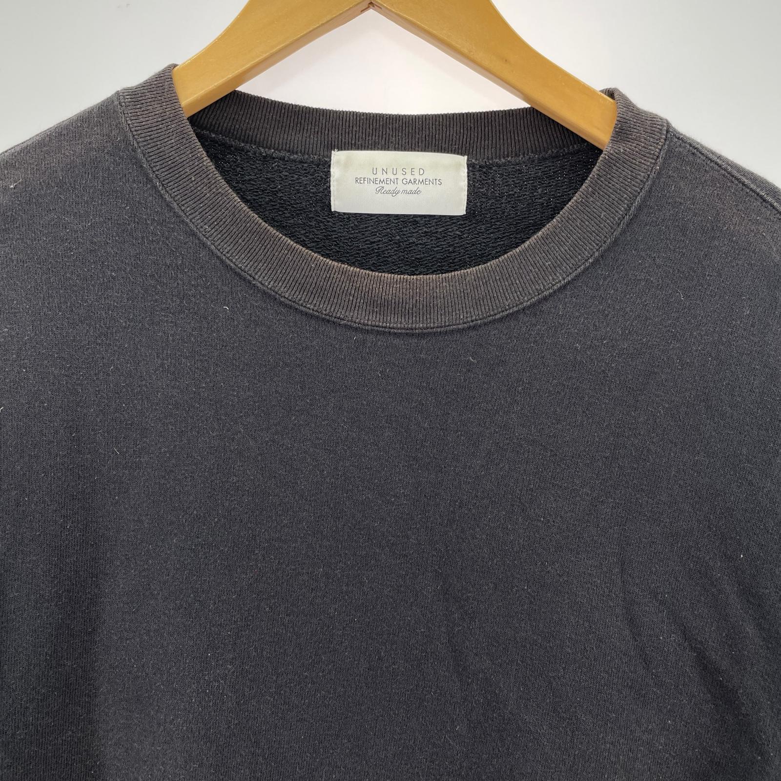 スウェット Crew neck sweat 黒 3 ブラック