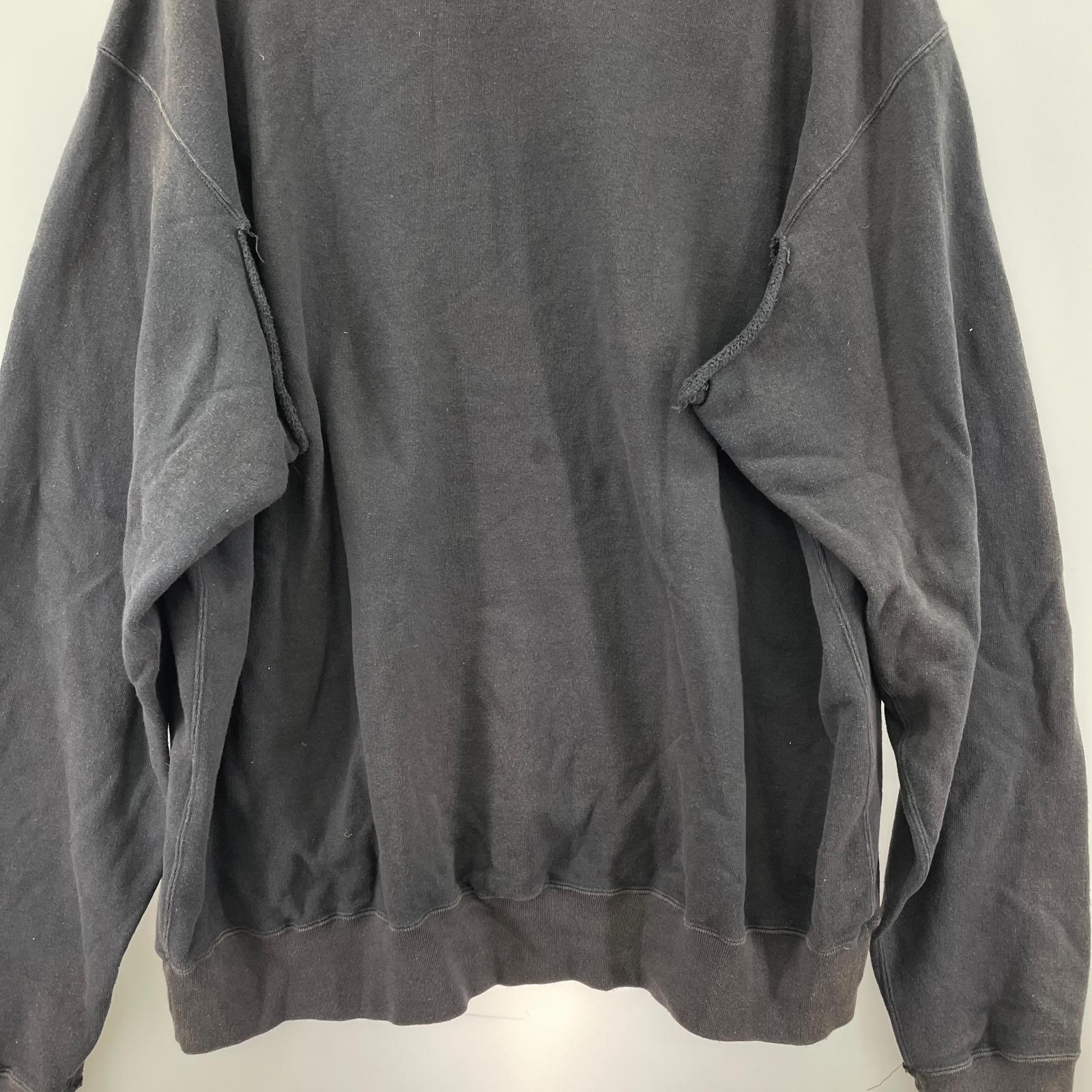 スウェット Crew neck sweat 黒 3 ブラック