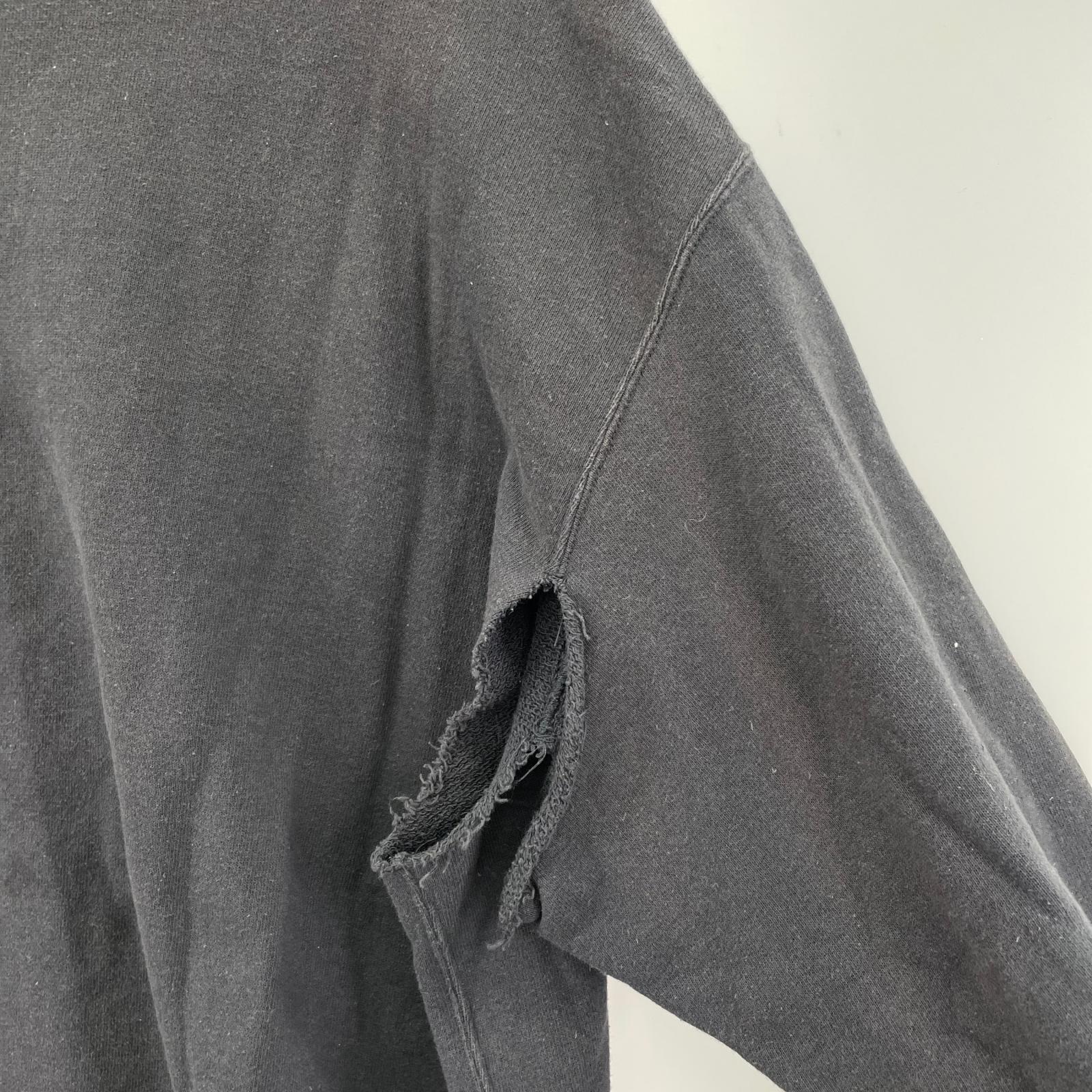 スウェット Crew neck sweat 黒 3 ブラック