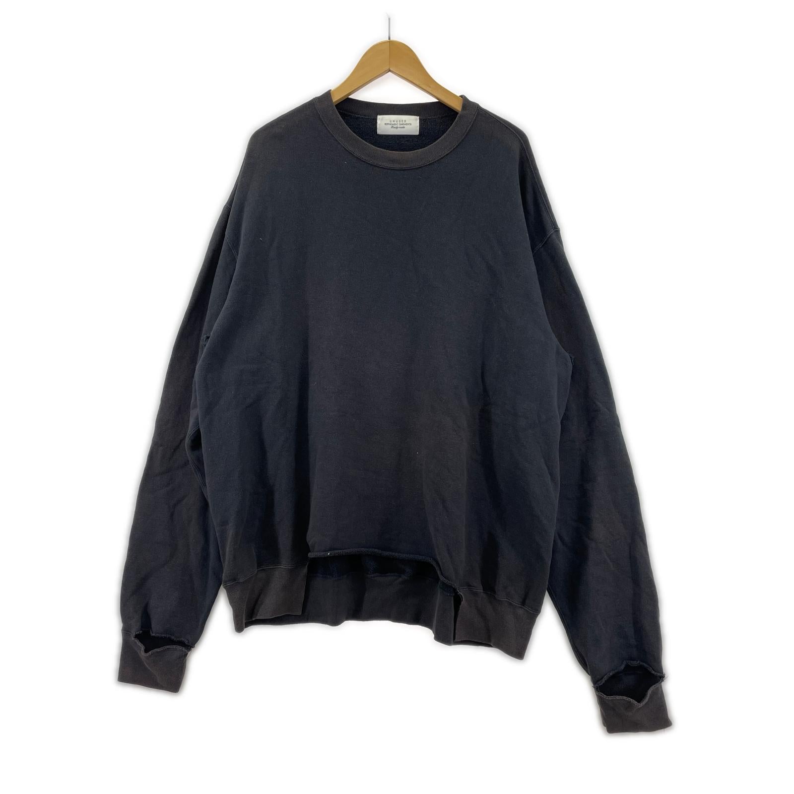 スウェット Crew neck sweat 黒 3 ブラック