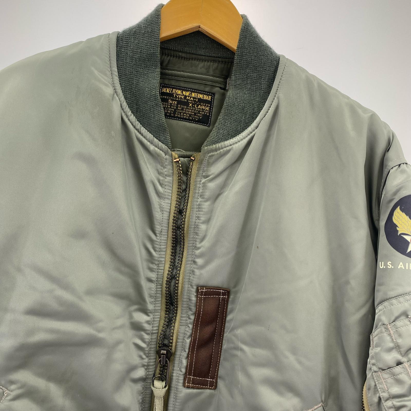 ジャケット LION UNIFORM 実名復刻MA-1 XL