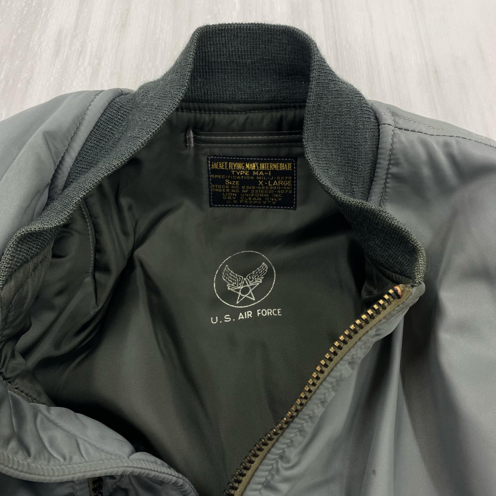 ジャケット LION UNIFORM 実名復刻MA-1 XL