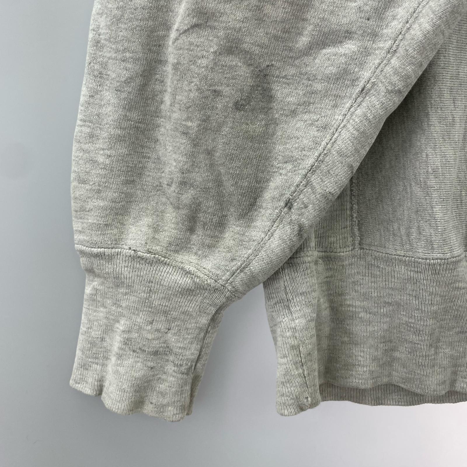 スウェット Champion 90s USA製 インディアナ大学 2段リバースウィーブ グレー (L) L グレー