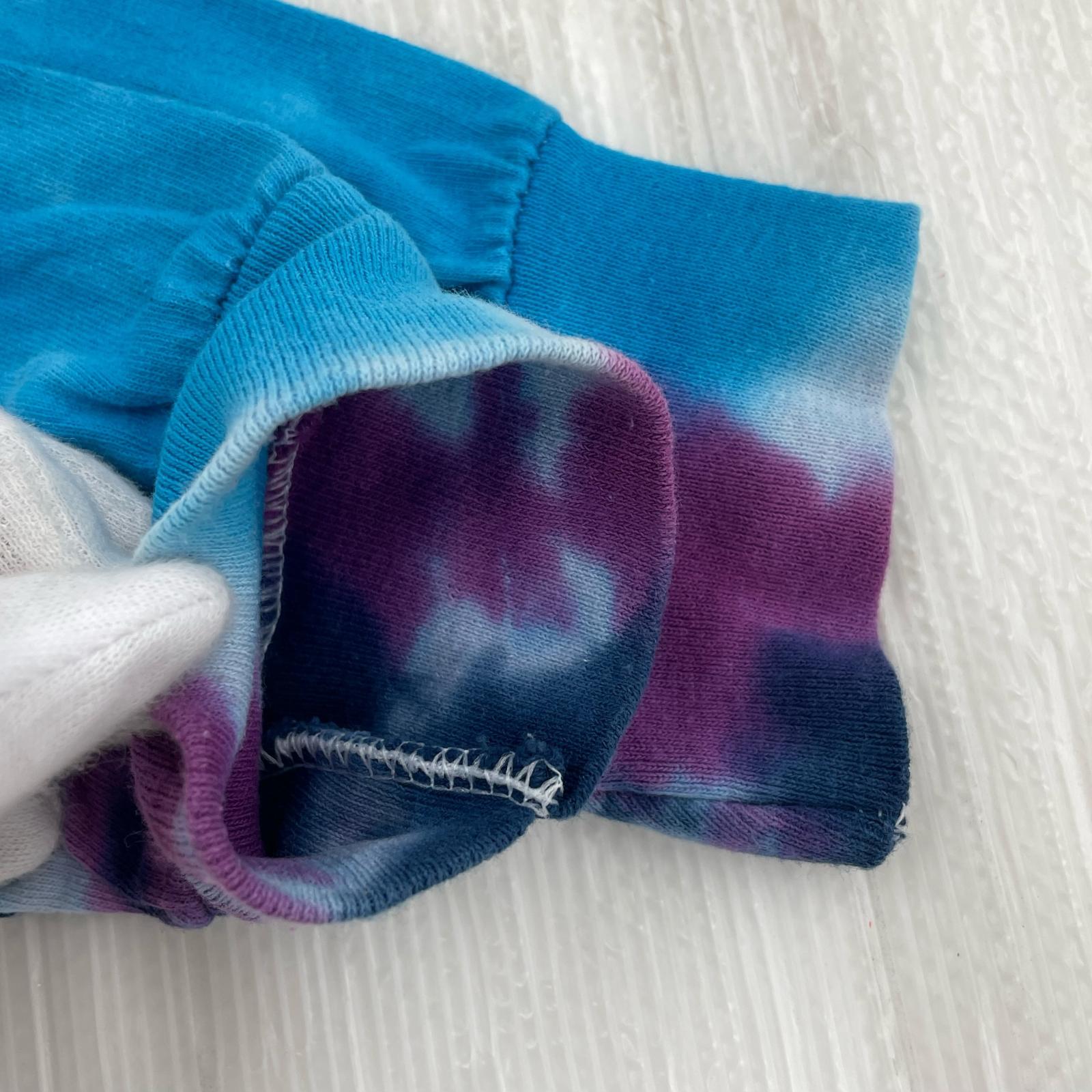 長袖Tシャツ CHALLENGER L/S TEE TIE DYE LOGO TEE 紺 (L) L