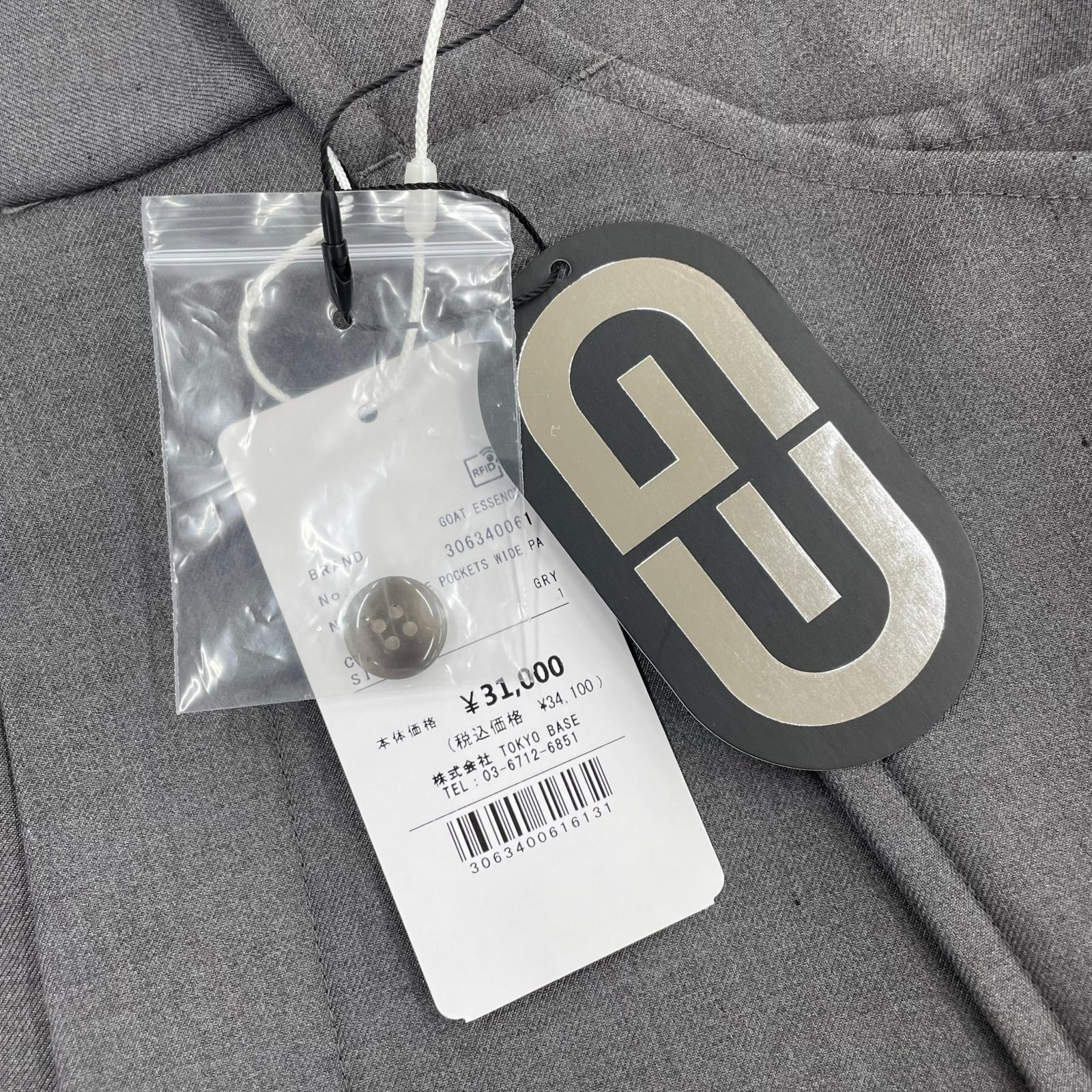 パンツ GOAT ESSENCE WIDE PANTS GE0053 グレー (1) 1 グレー