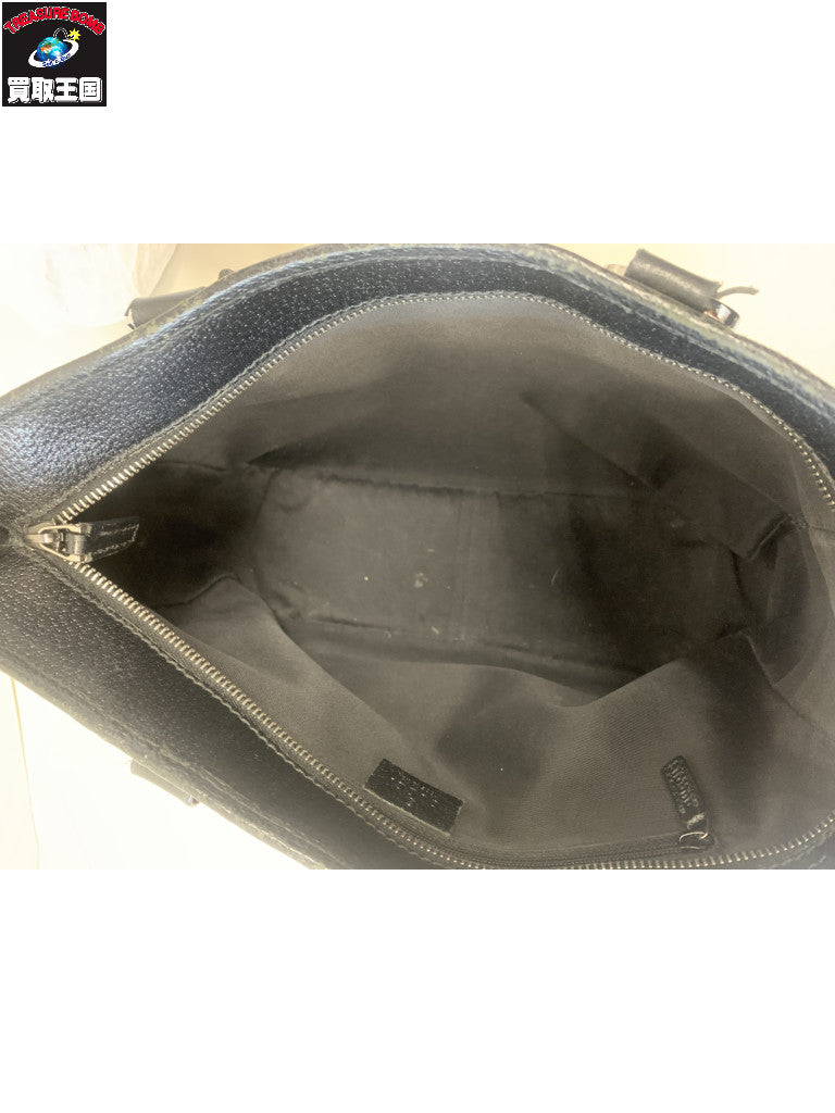 GUCCI GGキャンバス トートバッグ 黒 113011