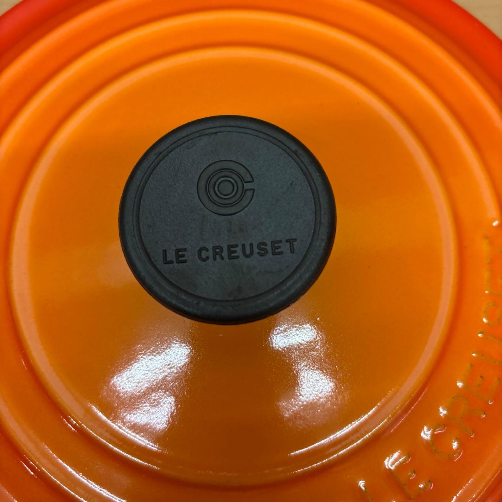 LE CREUSET ココット ロンド オレンジ L E C R EU S E T その他雑貨