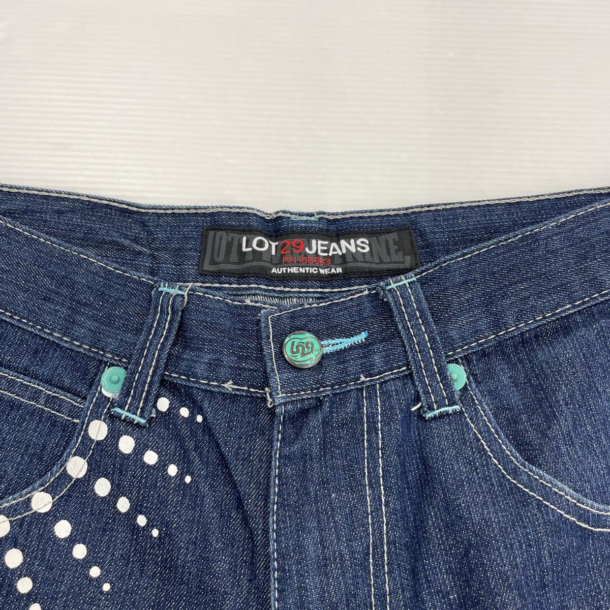 デニムパンツ LOT 29 JEANS タスマニアンデビル プリントデニム