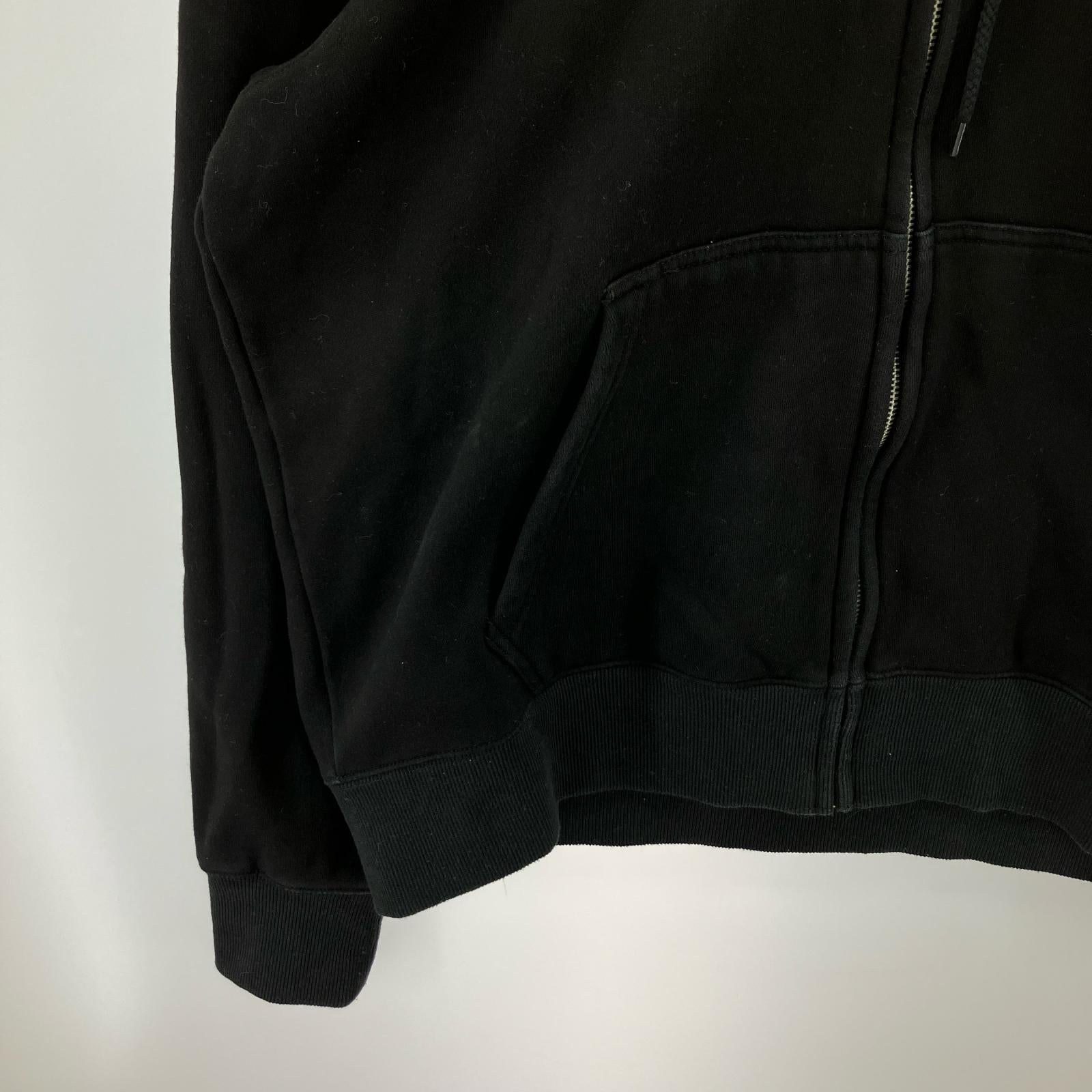 パーカー BASIC STUSSY ZIP HOODIE ブラック (L) L ブラック