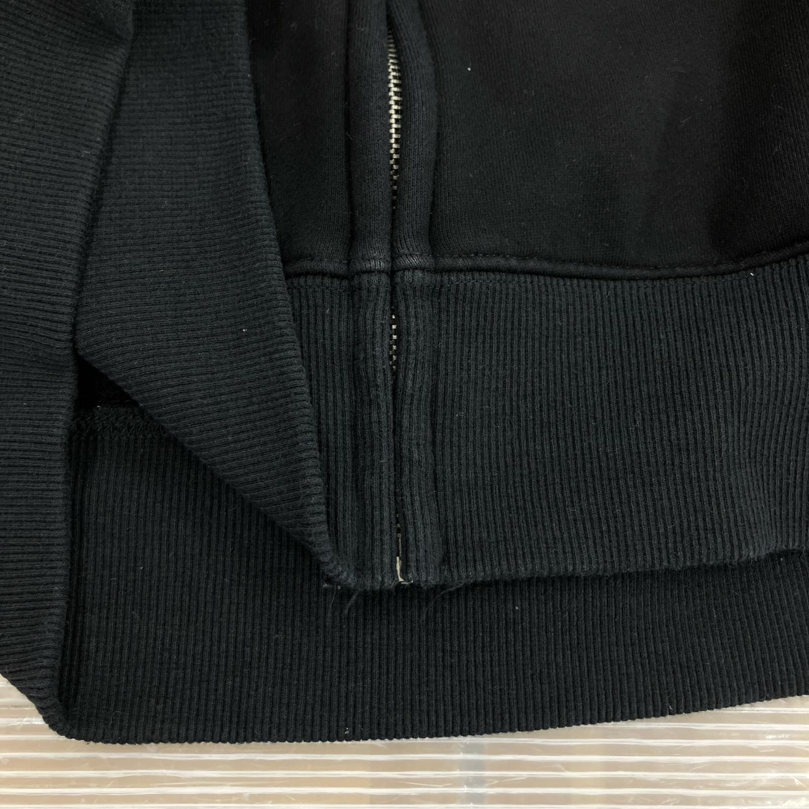パーカー BASIC STUSSY ZIP HOODIE ブラック (L) L ブラック