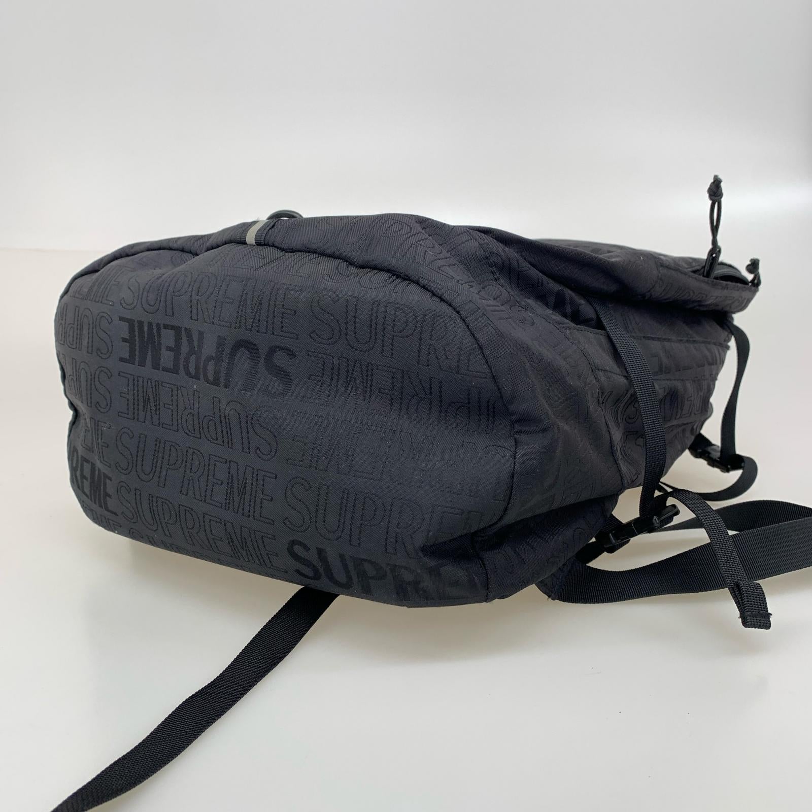 リュック・デイパック 19SS BACKPACK 黒 ジャガード ブラック