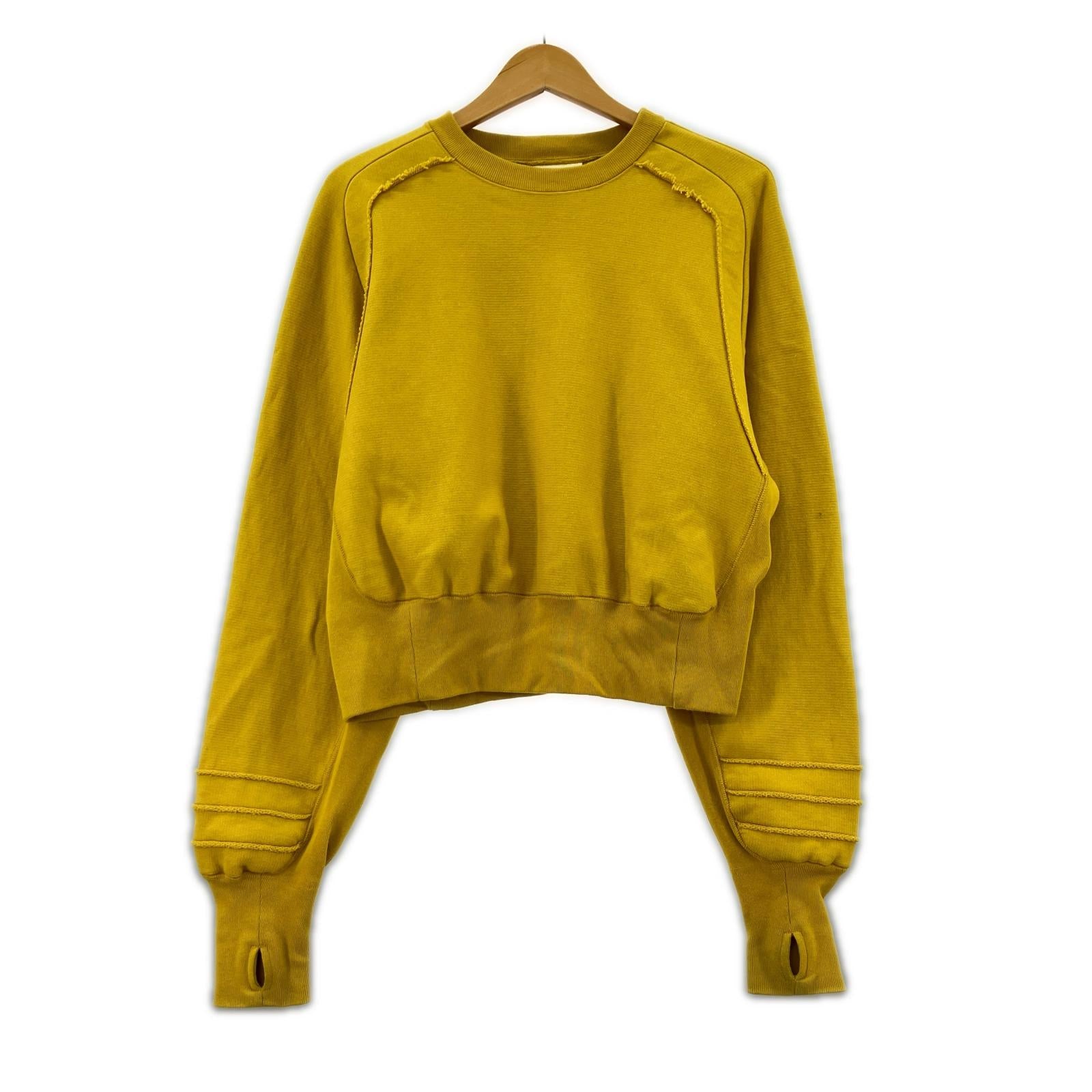 スウェット JIAN YE 24AW ORBIT TOP イエロー (M) M イエロー