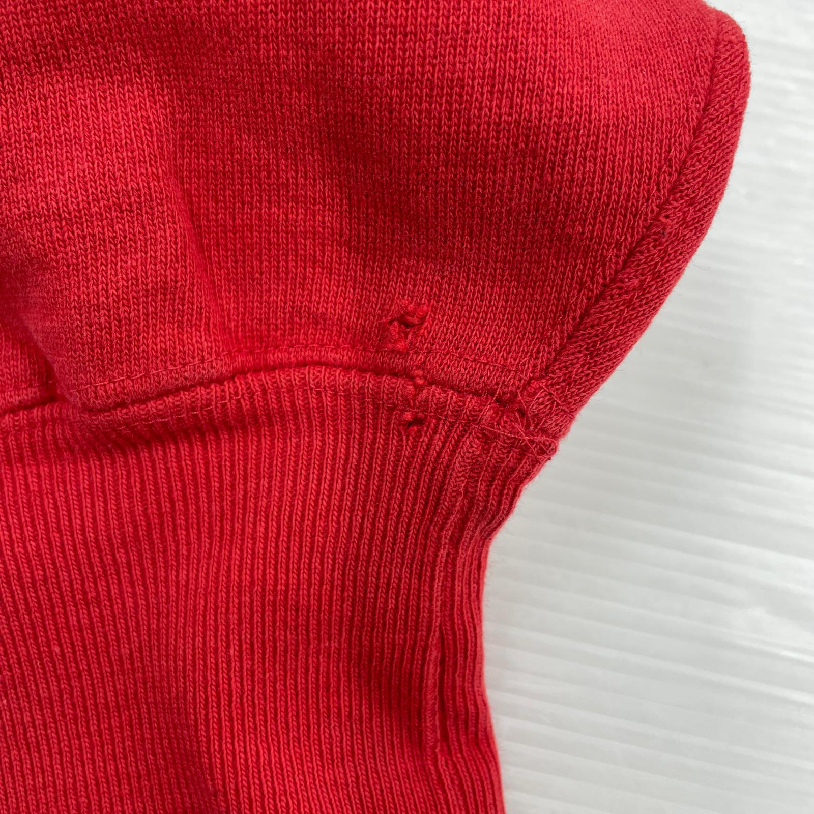 スウェット REVERSE WEAVE 刺繍タグ90s 赤 XL レッド