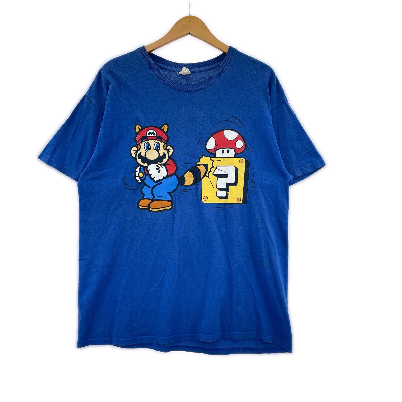半袖Tシャツ 00s ''Super Mario Bros'' Tee L BLU