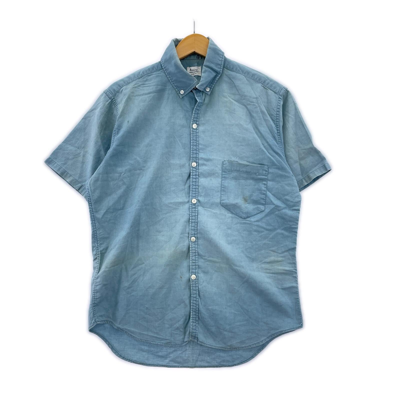 半袖シャツ Pennys 60-70s ButtonDownShirt M RBL M