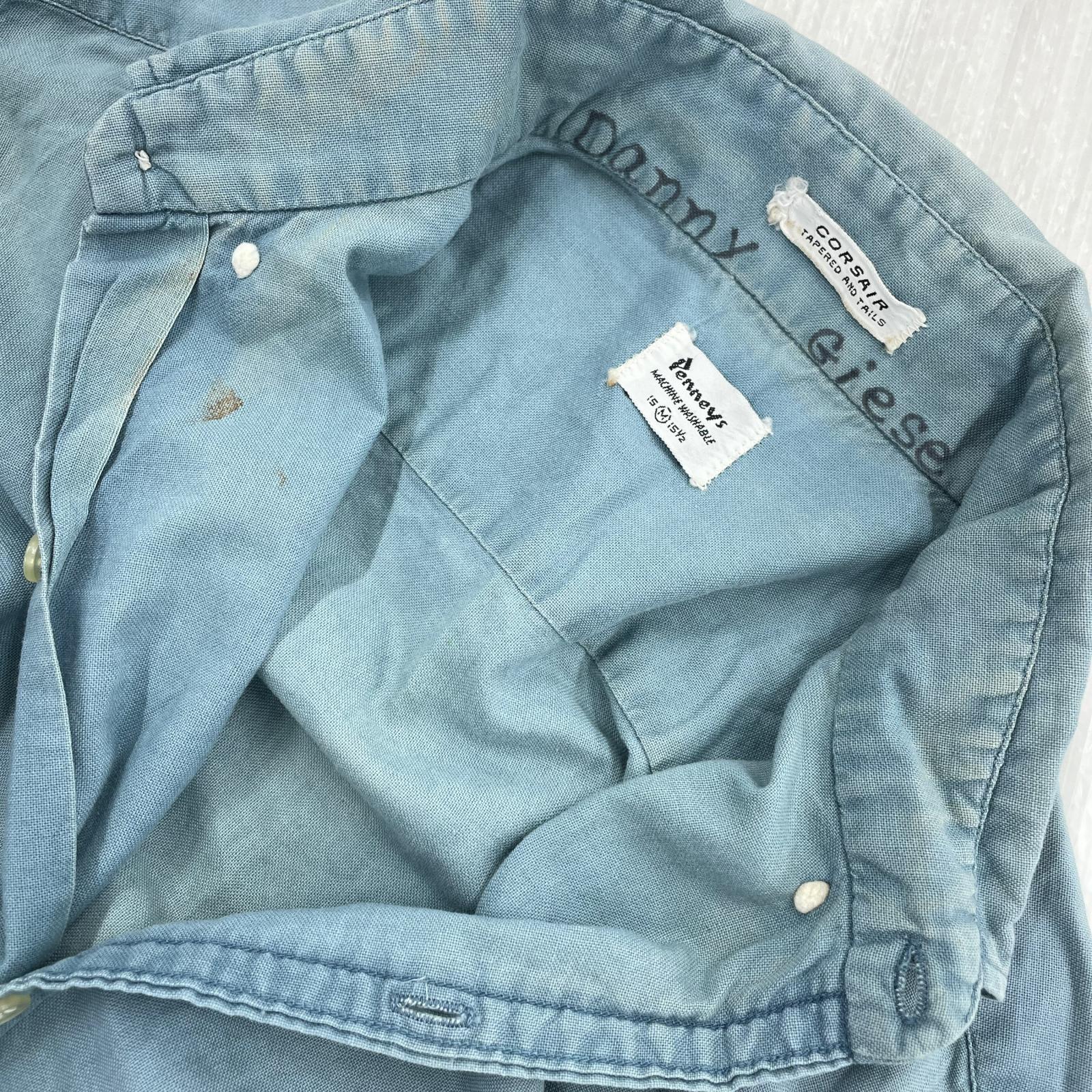 半袖シャツ Pennys 60-70s ButtonDownShirt M RBL M