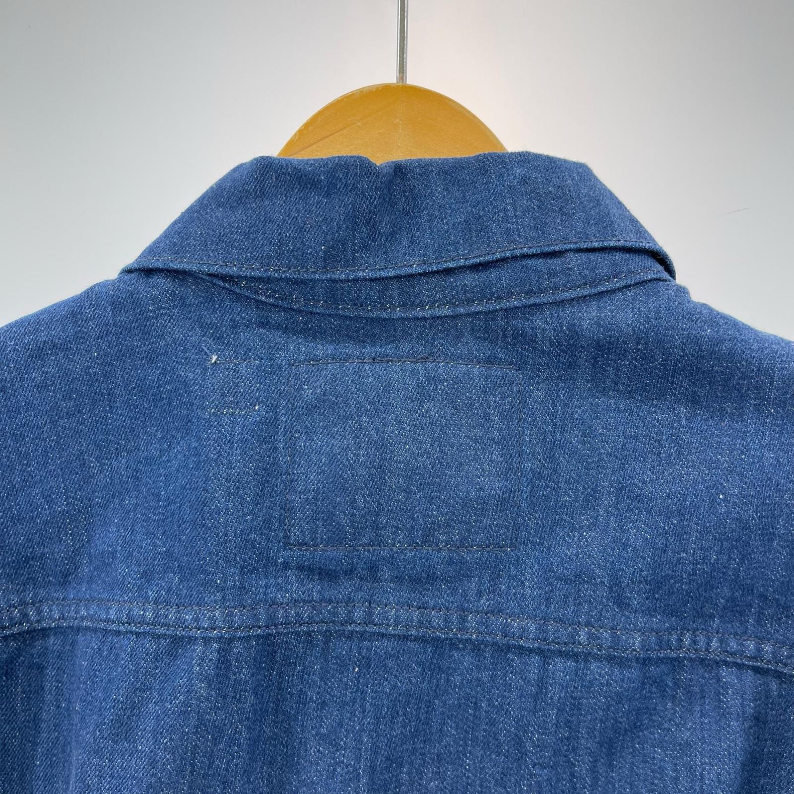 デニムジャケット Blue Tab 青 S ネイビー