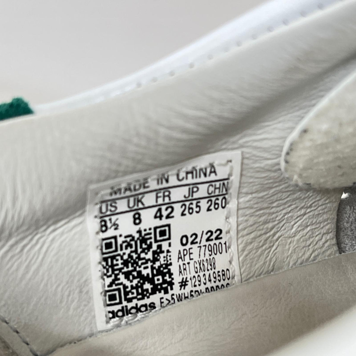 スニーカー STAN SMITH 白 26.5 GX6298 26.5cm (US8 1/2 UK8 EU43) ホワイト