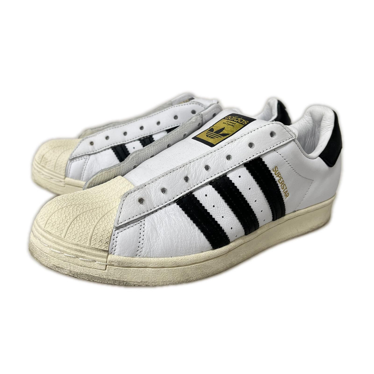 スニーカー SUPER STAR LACELESS 白 26.5 FV3017 26.5cm (US8 1/2 UK8 EU43) ホワイト