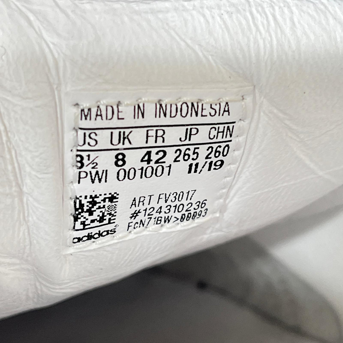スニーカー SUPER STAR LACELESS 白 26.5 FV3017 26.5cm (US8 1/2 UK8 EU43) ホワイト