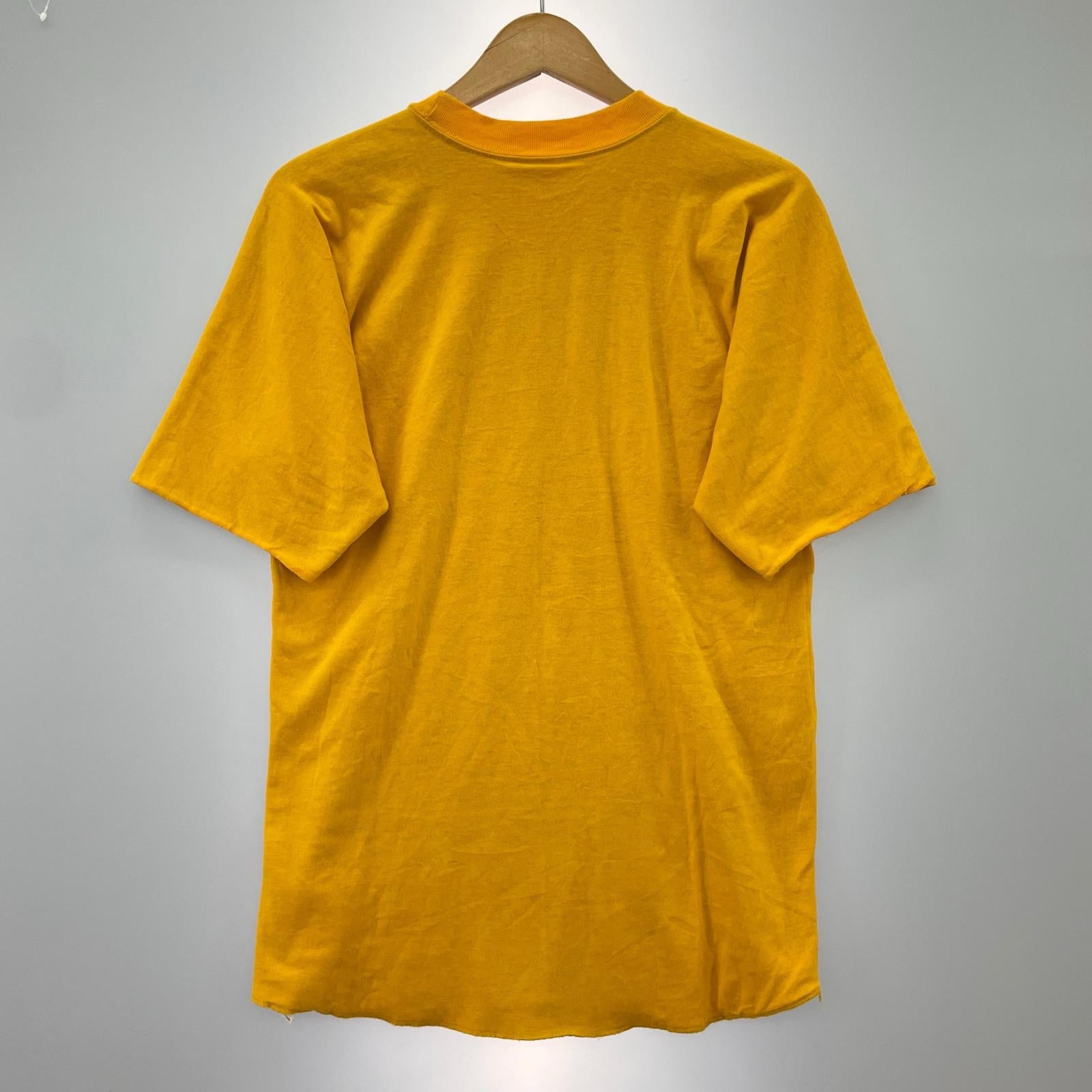 半袖Tシャツ RUSSEL ATHLETIC 80s 金タグ リバーシブル S/STee 黄×グレー (M) M