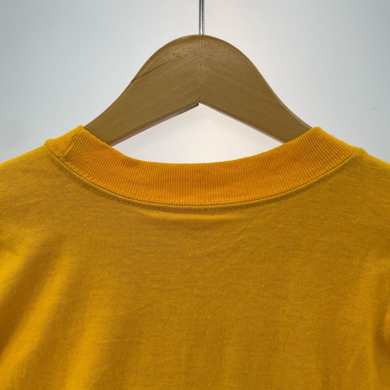 半袖Tシャツ RUSSEL ATHLETIC 80s 金タグ リバーシブル S/STee 黄×グレー (M) M