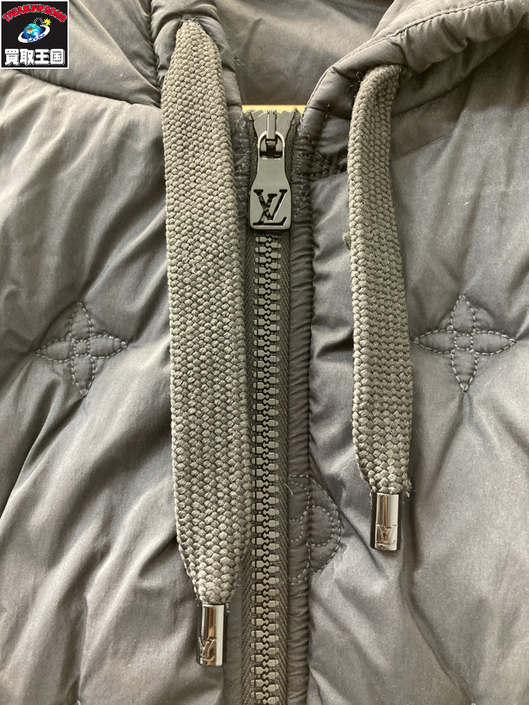 LOUIS VUITTON モノグラム キルテッド・フーデッドブルゾン